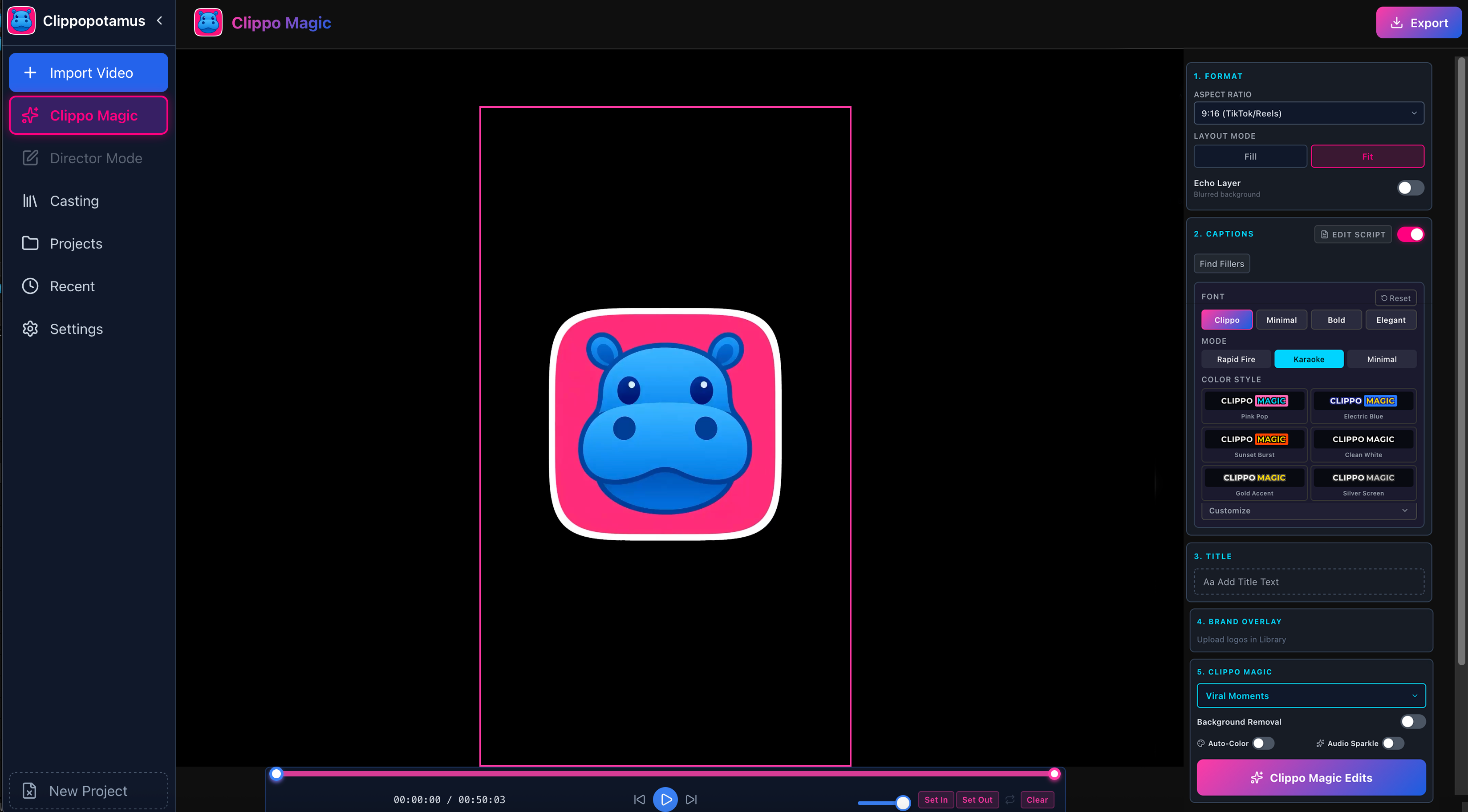 Magic — Auto-clip the best moments